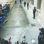 Vigilada por 300 agentes y un helicóptero