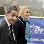 El expresidente francés Nicolas Sarkozy, líder de la conservadora Unión para un Movimiento Popular (UMP)