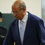 Gerardo Díaz Ferrán, al inicio del juicio en la Audiencia Nacional por un delito contra la Hacienda Pública tras comprar Aerolíneas Argentinas en 2001.