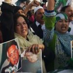 Seguidores de Muharraf en Islamabad