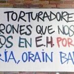 Las pancartas proetarras regresan a la Complutense