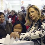 Joana Ortega no faltó a la cita.