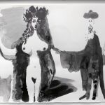 Dedicatoria inédita de Picasso para la familia Gaspar