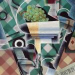 Fotografía facilitada por Christie's de la obra del pintor español Juan Gris "Nature morte à la nappe à correaux", vendida hoy en Londres