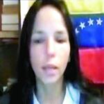Antonieta Ledezma durante una entrevista en televisión.