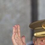 Don Juan Carlos y Don Felipe, en los actos militares previos a la reunión del capítulo de la Orden de San Hermenegildo.