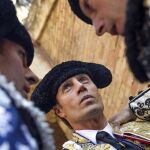 Finito de Córdoba, en el patio de cuadrillas del coso de Monleón