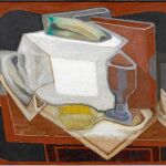 Uno de los bodegones de Juan Gris en la exposición.
