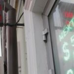 Panel electrónico con la cotización rublo-dólar y rublo-euro en Moscú