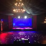 Imagen del escenario instalado