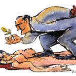 Viñeta de Marilena Nardi titulada "Hay amores que matan"