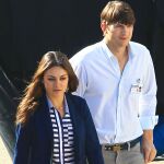 Mila Kunis y Ashton Kutcher, embarazados.