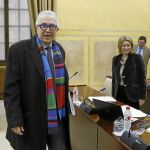 El consejero José Sánchez Maldonado y la popular Teresa Ruiz-Sillero