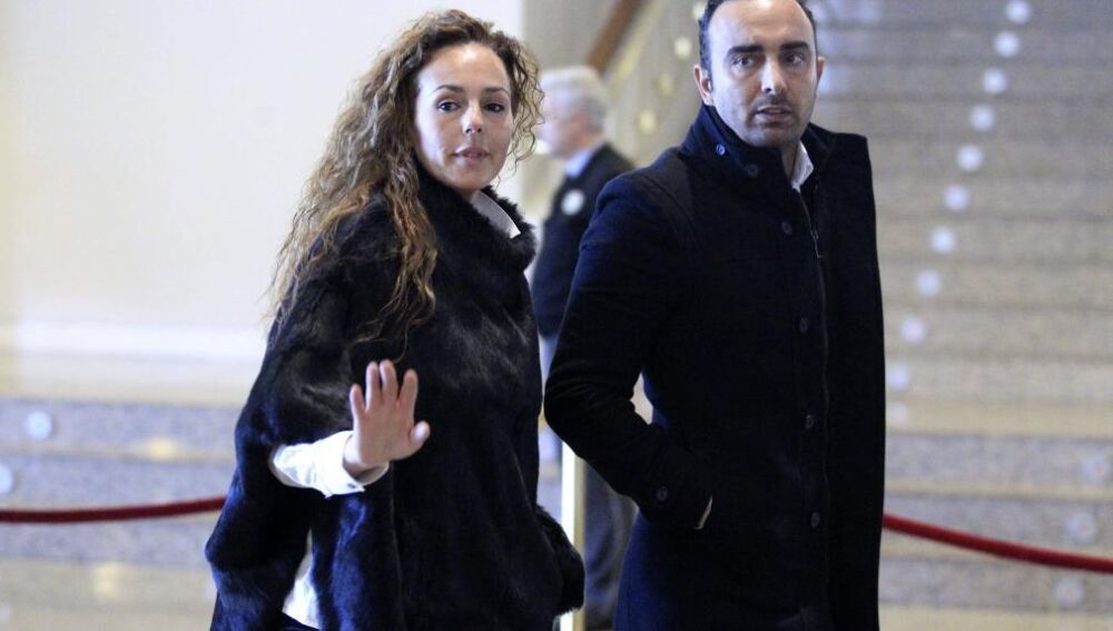 Rocío Carrasco y su esposo Fidel Albiac