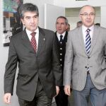 El delegado del Gobierno de España en Castilla y León, Ramiro Ruiz Medrano, junto a Ignacio Cosidó