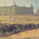 La mayoría de los espectáculos en la corte de Felipe V en Madrid se realizaban en el Real Alcázar