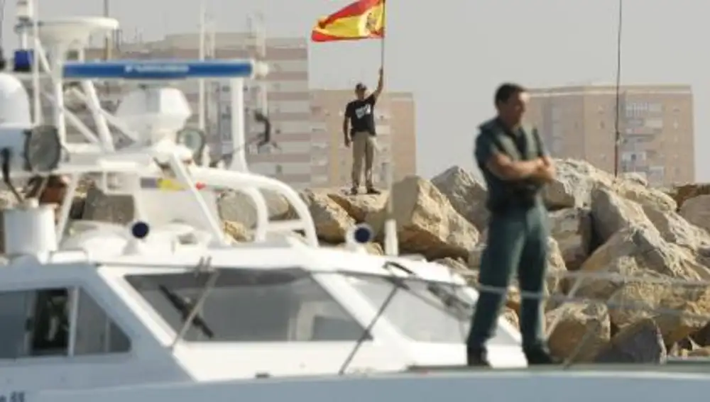 Imagen de archivo de una patrullera de la Guardia Civil en Gibraltar