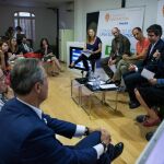 Un momento del encuentro en Madrid