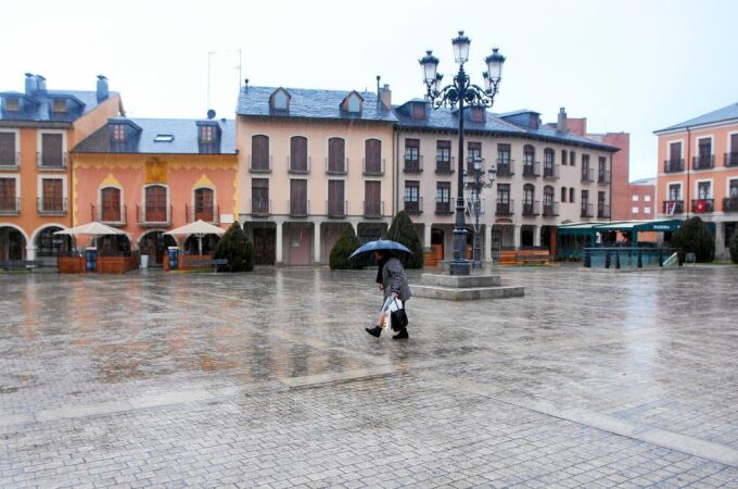 Lluvia en Ponferrada