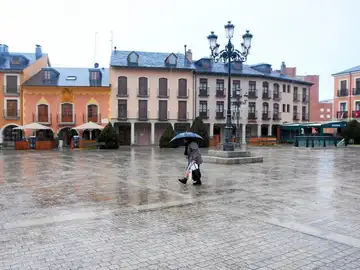 Lluvia en Ponferrada Lluvia en Ponferrada