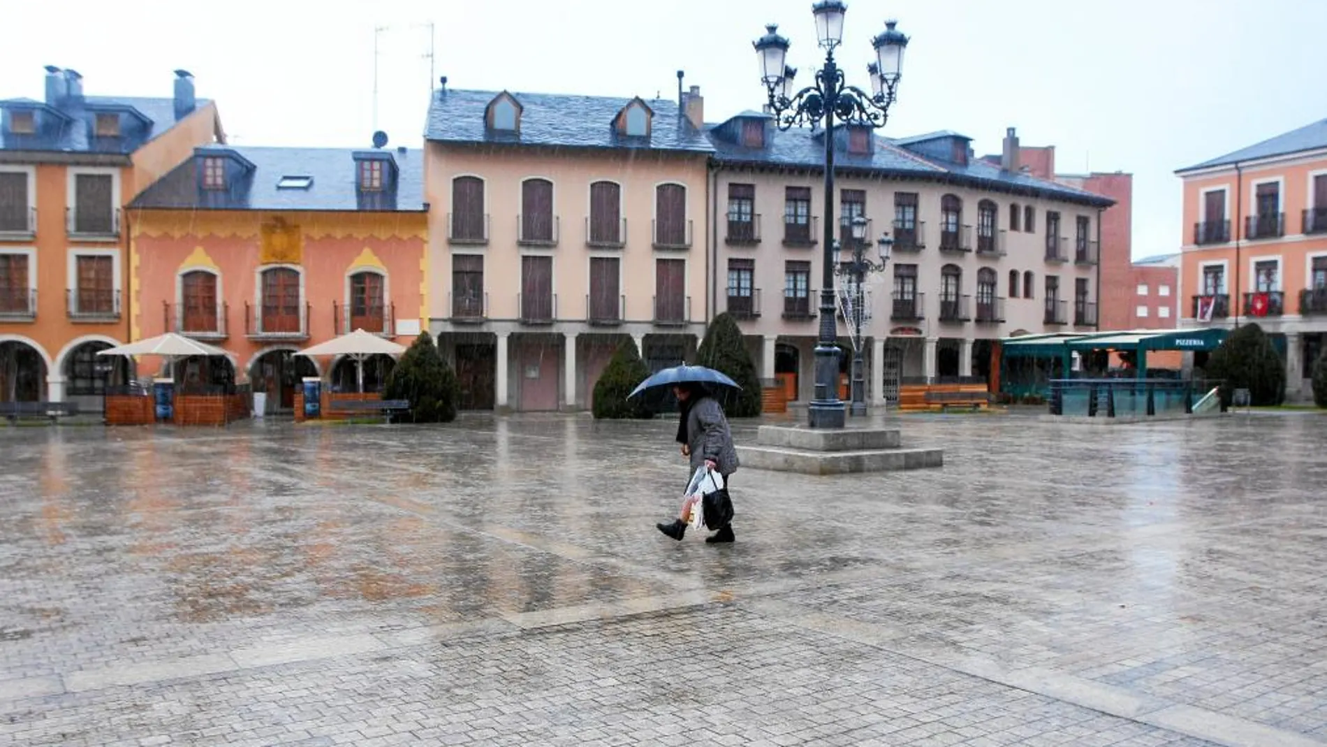 Lluvia en Ponferrada