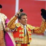 El Cordobés, en una de sus últimas actuaciones en el coso coruñés