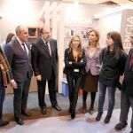 El presidente Herrera, con la consejera Alicia García, el director de la Policía, Ignacio Cosidó, José María Hernández y José Rodríguez Sanz Pastor, entre otros