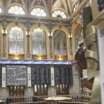 Sede de la Bolsa de Madrid hoy, viernes.