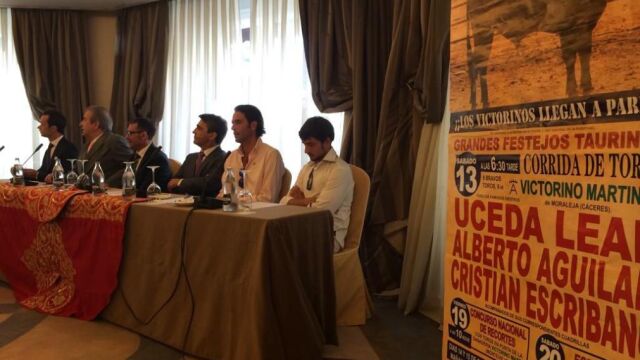 Imagen de la presentación del cartel para la próxima feria de Parla