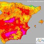 Las temperaturas, en moderado descenso.