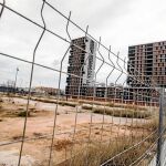 Fincas inacabadas de Sociópolis, en Valencia,