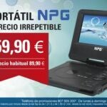DVD Portátil NPG - 59,95 €