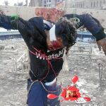 Dos cadáveres crucificados en la provincia de Raqqa, en Siria