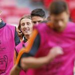 Cristiano Ronaldo, Bale, Morata, Illarramendi... la plantilla del Real Madrid se ejercitó en el escenario de la final