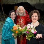 Davinia Rodriguez, Placido Domingo y Marta Ornelas celebran el éxito del estreno