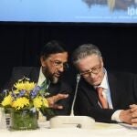 Los responsables del IPCC, en la presentación del último informe