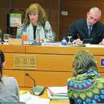 Imagen de ayer de la Comisión de Economía que se celebra estos días en Les Corts para debatir las enmiendas a los Presupuestos