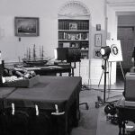 El presidente de Estados Unidos John F. Kennedy en el momento de anunciar el bloqueo a la isla