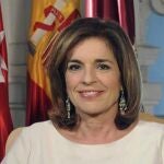 Ana Botella, durante su primer discurso navideño
