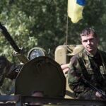 Soldados ucranianos en Slaviansk
