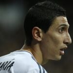 Ángel Di Maria, durante el encuentro liguero del pasado lunes ante el Celta, del que fue protagonista por su gesto