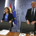 La vicepresidenta del Gobierno, Soraya Sáenz de Santamaría