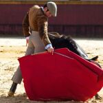 El matador Salvador Vega, en un tentadero