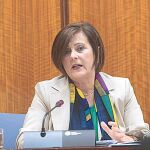 La consejera de Salud, María José Sánchez Rubio