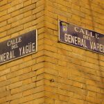 Dos calles dedicadas a militares franquistas en Madrid.