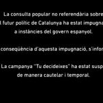Imagen del anuncio de TV3.
