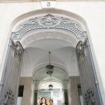 La entrada a la sede de la Academia, en la calle Zurbano de Madrid