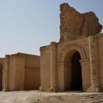 Imagen de uno de los templos de la ciudad de Hatra