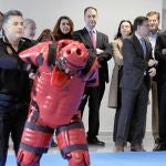 Fabra y Castellano en su visita el Ivaspe en Cheste