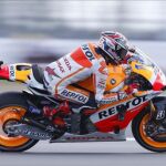 Márquez consiguió el mejor crono (1:41.808) a un minuto del final de la tanda